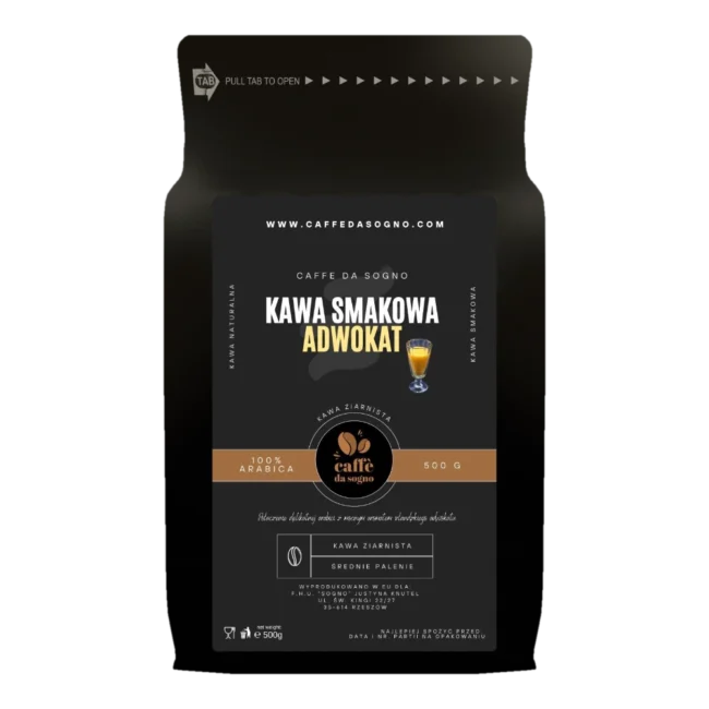 Kawa smakowa adwokat, Caffe da sogno, 500g